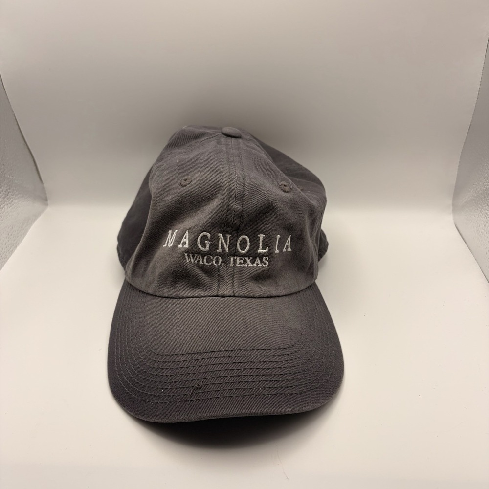 Magnolia Waco Texas Hat Port Authority Gray Adjustable Cotton Dad Cap